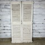 Pair of white shutters