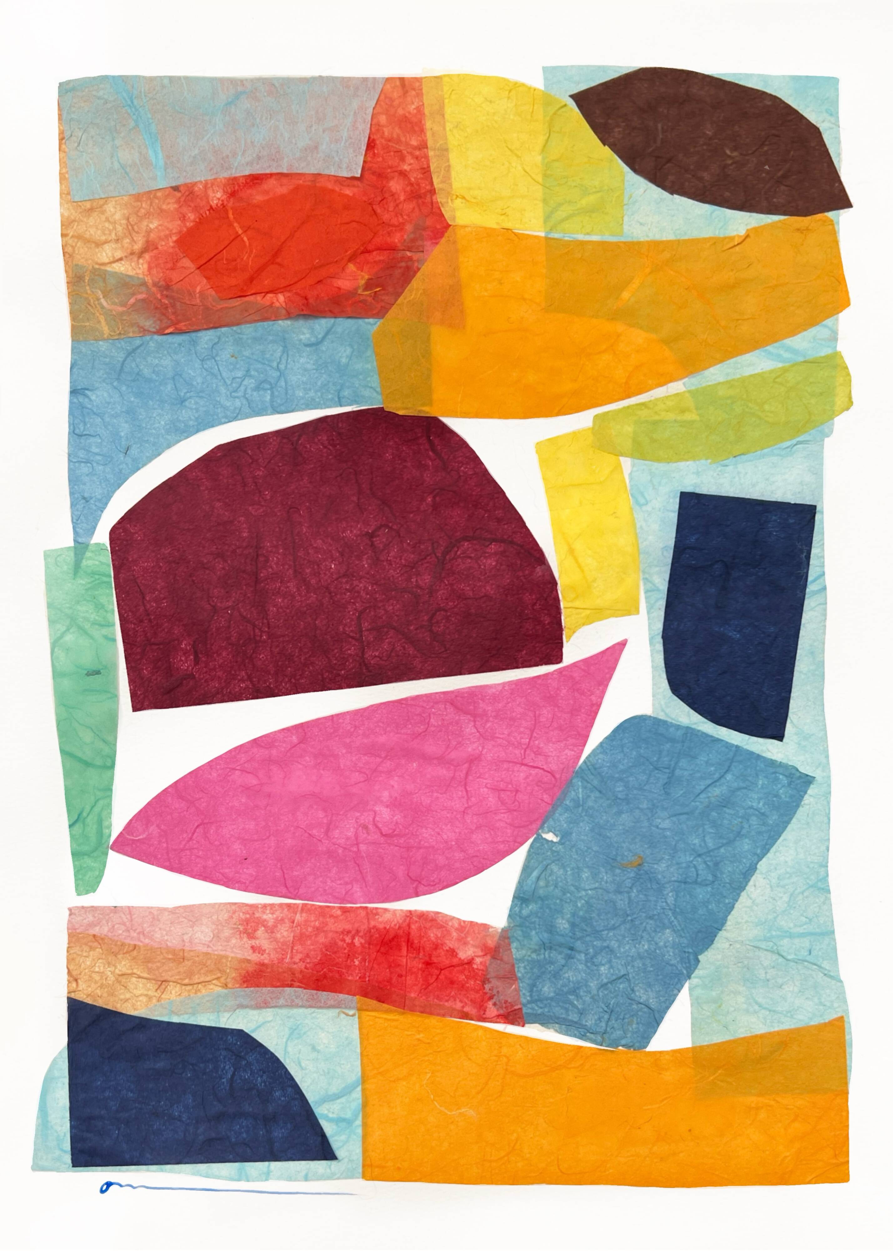 Collage on paper
