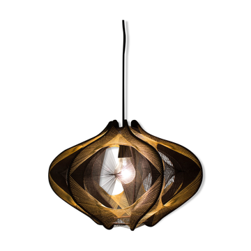 Pendentif textile avec effet 3D