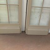 Old double-sided glass door 20th century