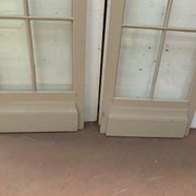 Old double-sided glass door 20th century