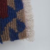 Vintage Turkish rug from Oushak, hand-woven 124x141 cm