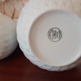 Creamer and milk jug in porcelain Vignaud