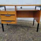 Vintage blond wood desk