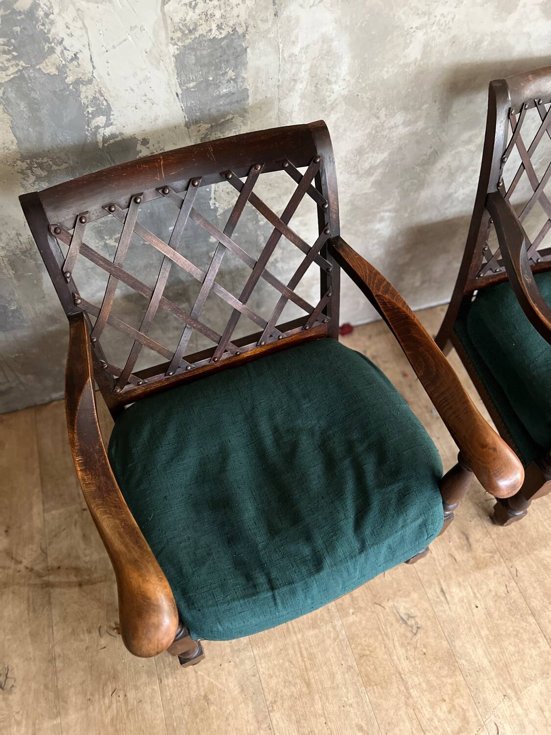 Pair of antique armchairs