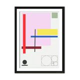 Illustration - Affiche A3 Formes Collection 001