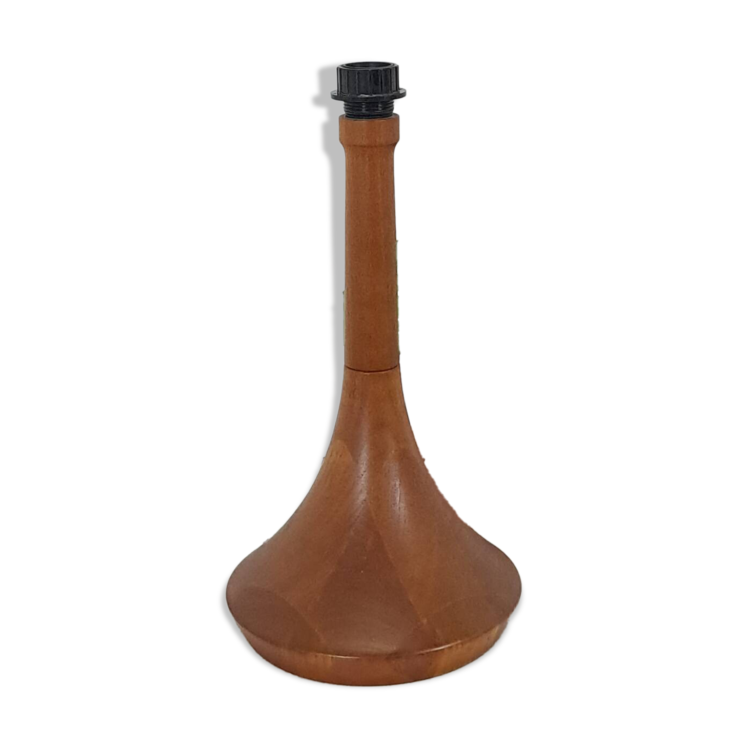 Teak houten lampenvoet vintage