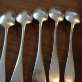 Silver metal cutlery