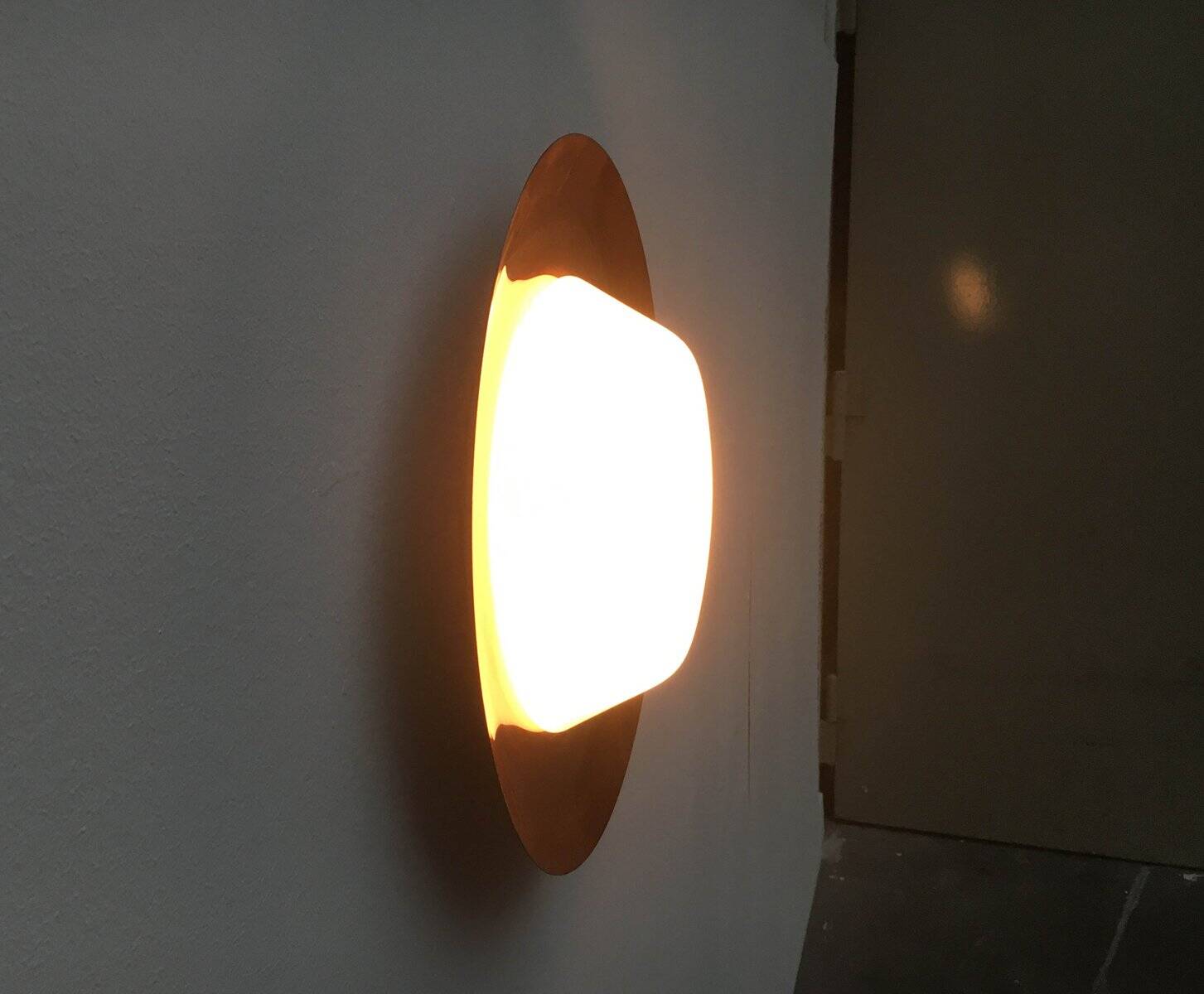 Mid-Century Copper Ceiling Lamp by BUR, Bünte & Remmler