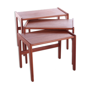 tables gigognes en teck,