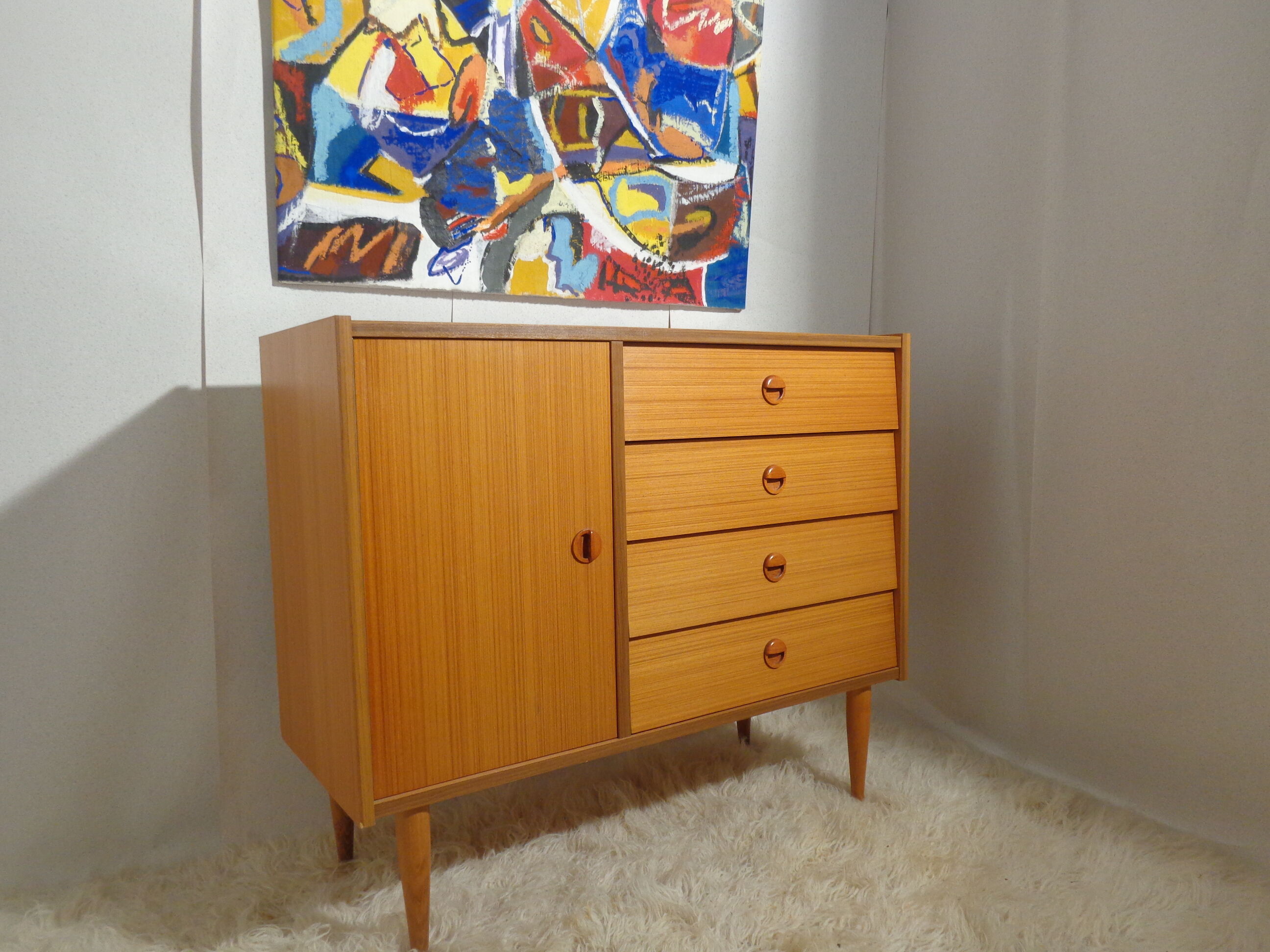 Scandinavian vintage dresser from the 60s