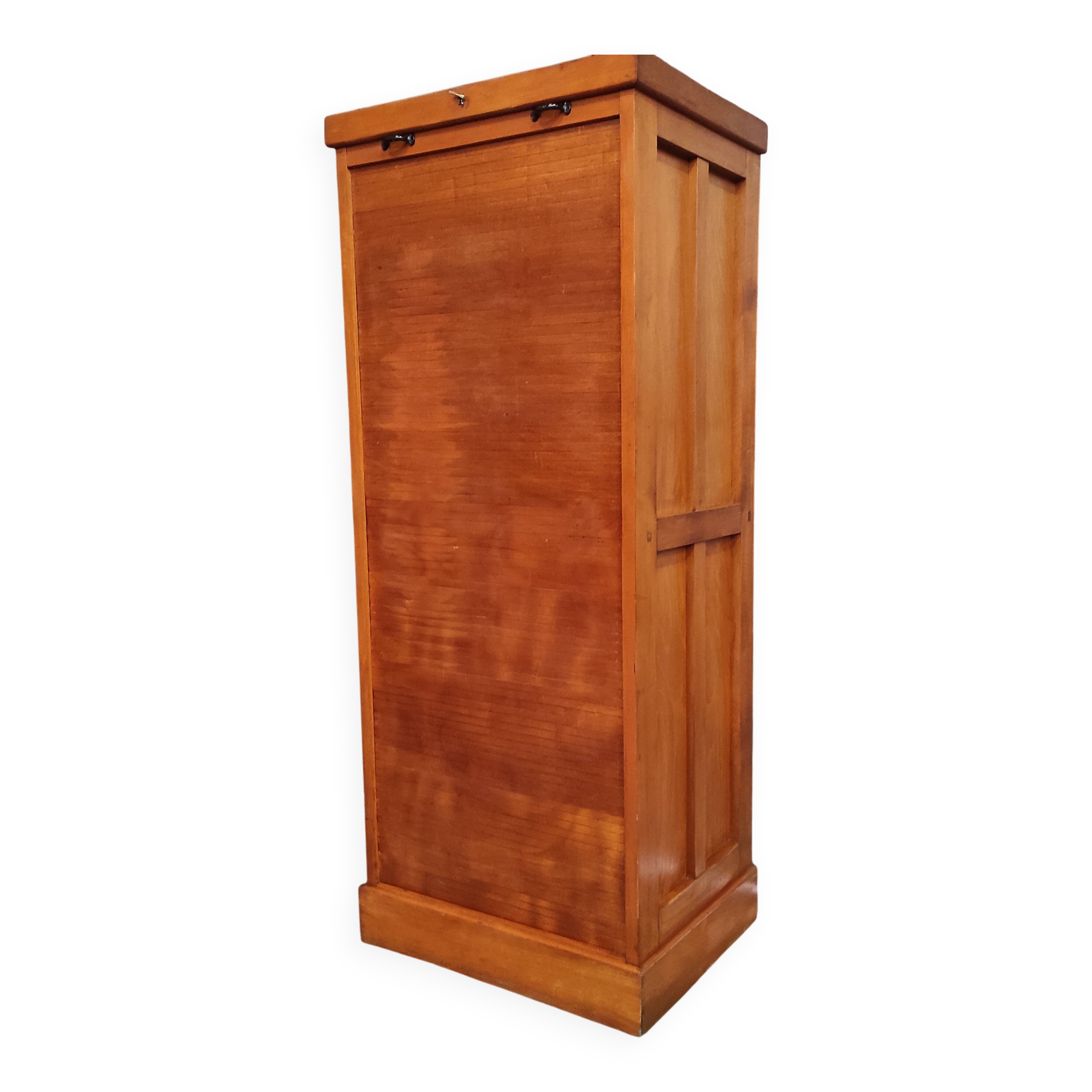 Vintage Roll-Top Cabinet | Optician’s Storage Unit  | Drawers Chest