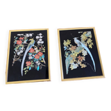 2 shiny bird frames