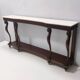Outstanding Art Deco Style Console with a Carrara Marble Top, Italy