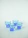 Set of 4 small glasses, Turquoise, 1970