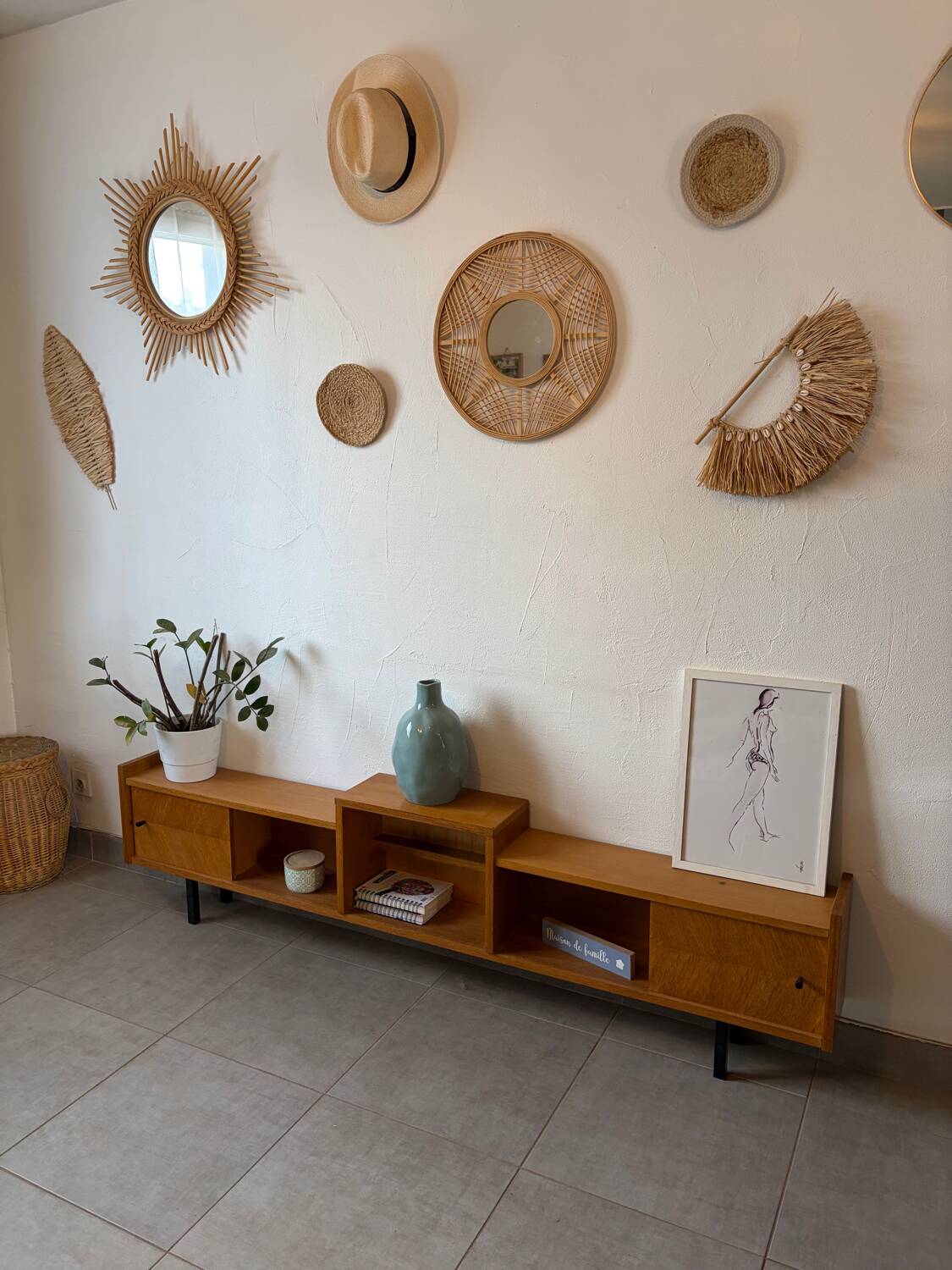Vintage low enfilade (shallow)