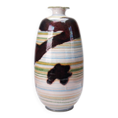 Vintage ceramic vase with iridescent lustre, 20th-21st century.