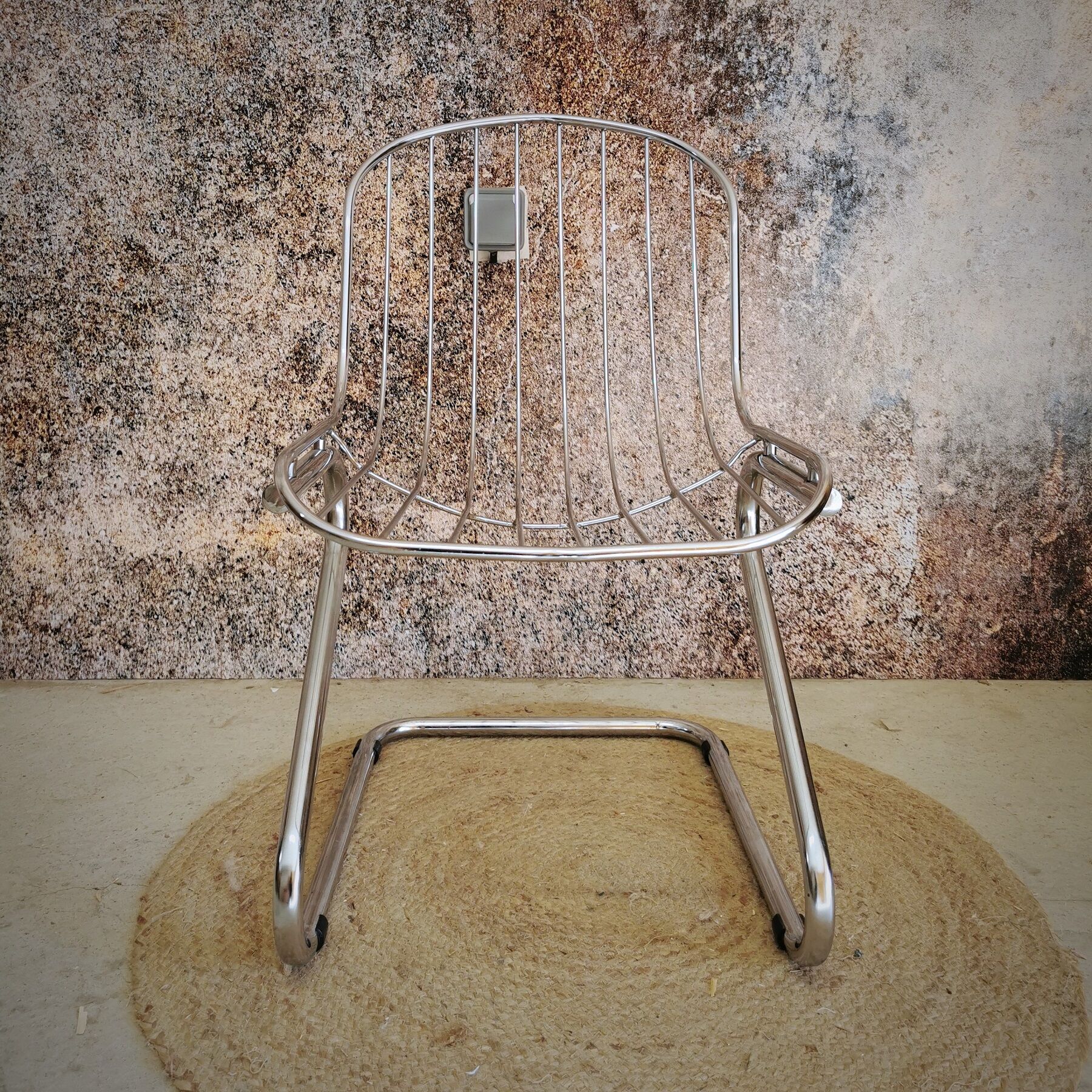Vintage chair chrome tube