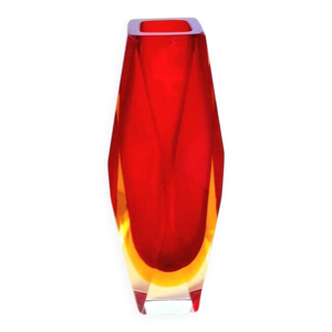 Vase Sommerso prisme - murano