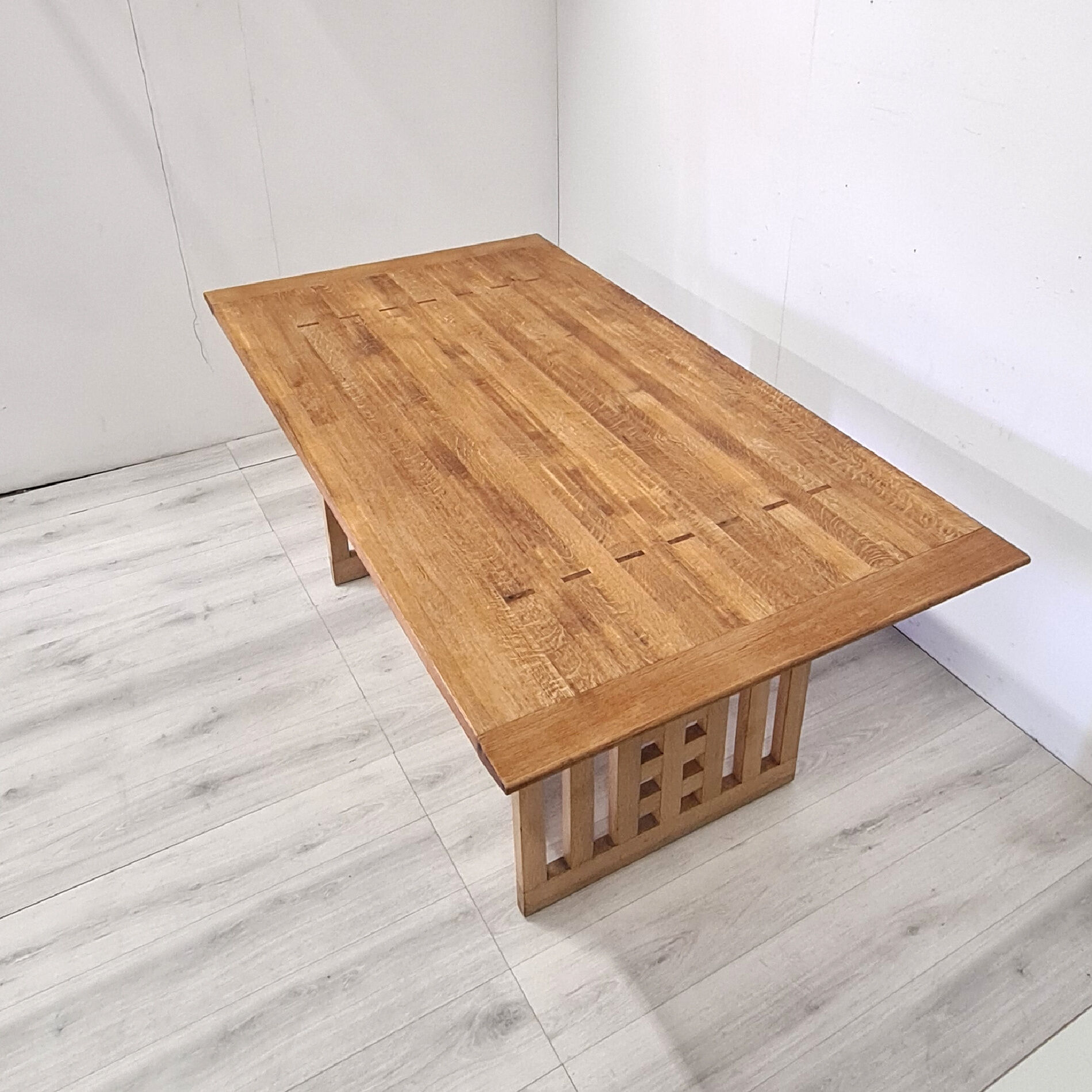 Table à manger de style art deco Frank Loyd Wright années 1980