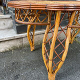 Rattan table