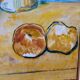Nature morte aux pommes et fleurs