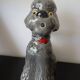 Ceramic carafe pitcher shaped dog poodle year 60/70
