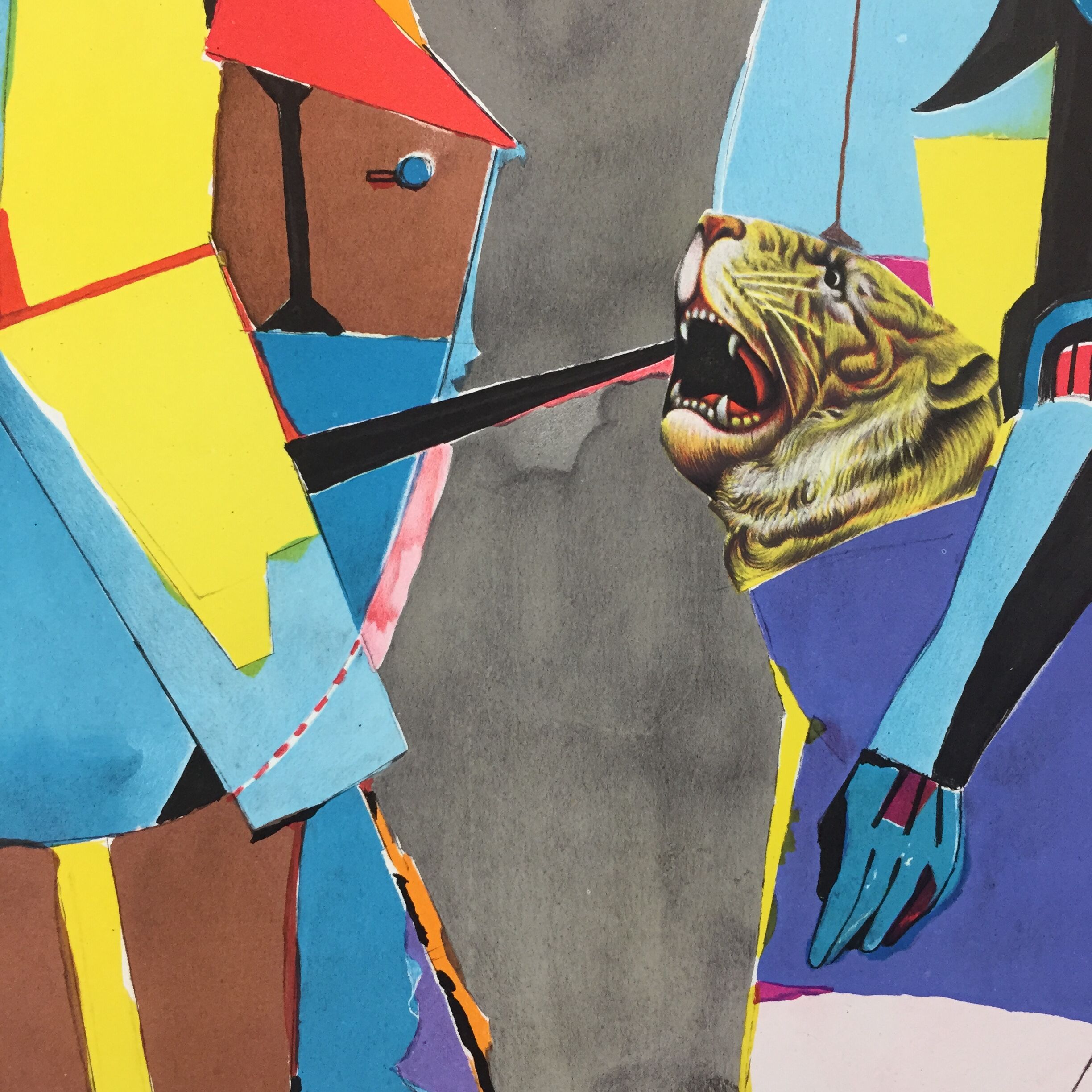 Poster exhibition LINDNER, Galerie MAEGHT (1977).