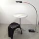 Aluminium cast iron side table from the 1980s.