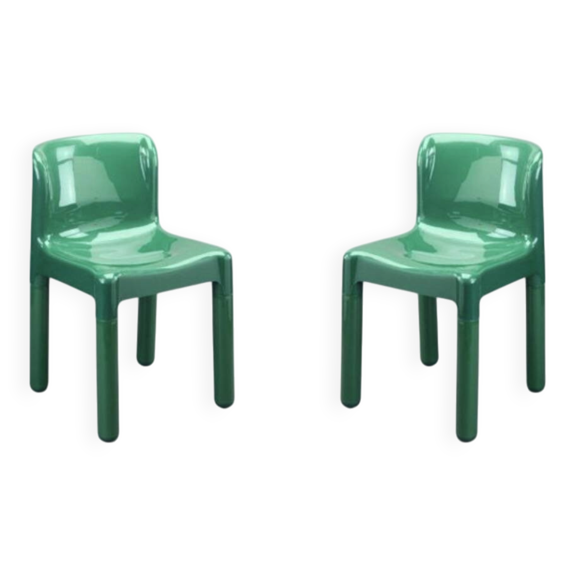 Pair of Kartell 4875 chairs by Carlo Bartoli
