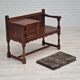 Commode assise en chêne années 1950 scandinave