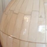 Coconut ice cube bucket, 50s marquetry