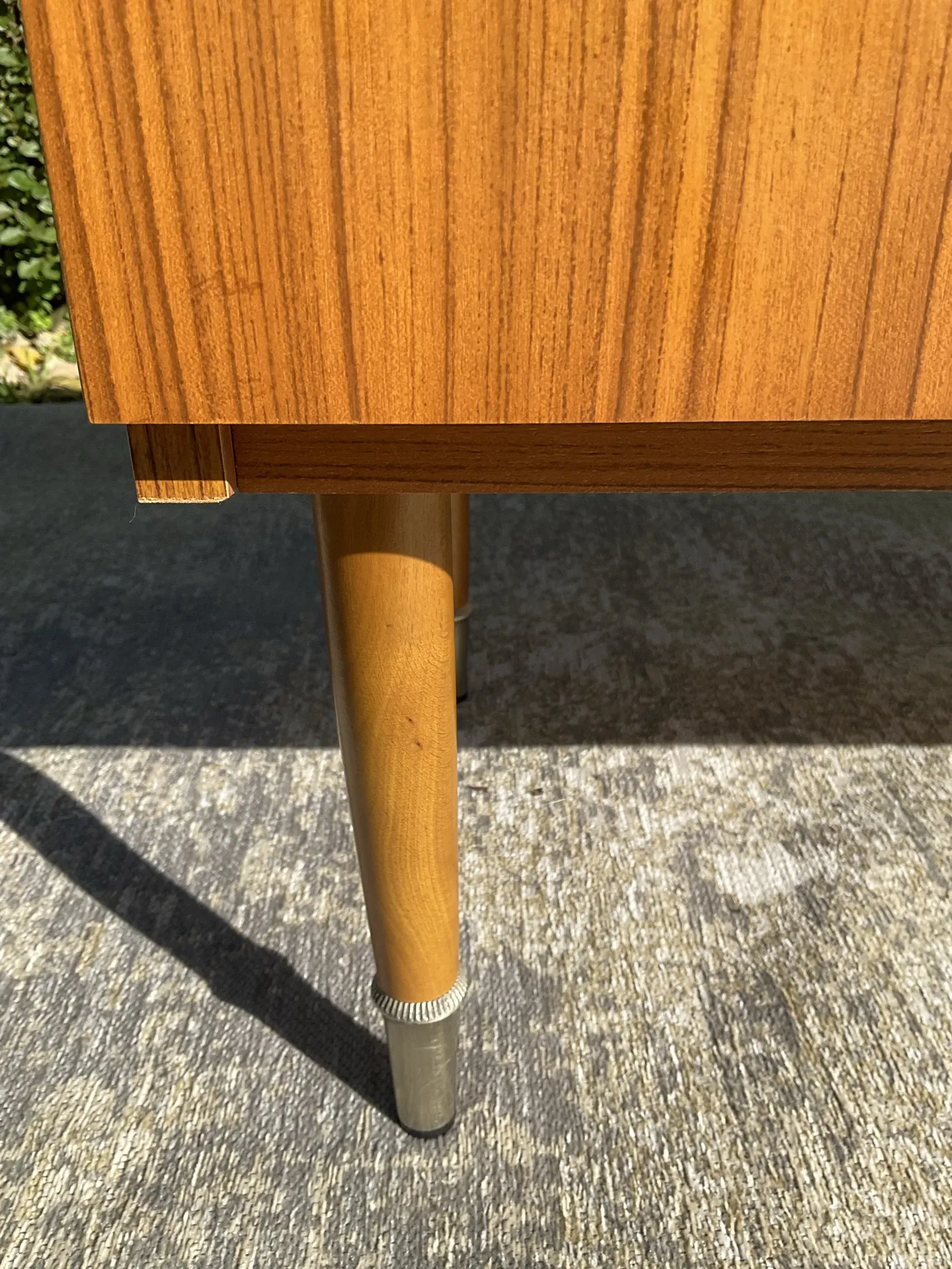 Vintage teak TV unit from the 1970s.