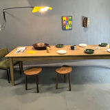 Farmhouse table with spindle legs (300 cm x 90 cm)