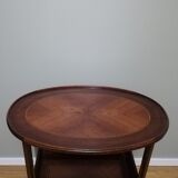 Art deco dessert in mahogany and marquetry