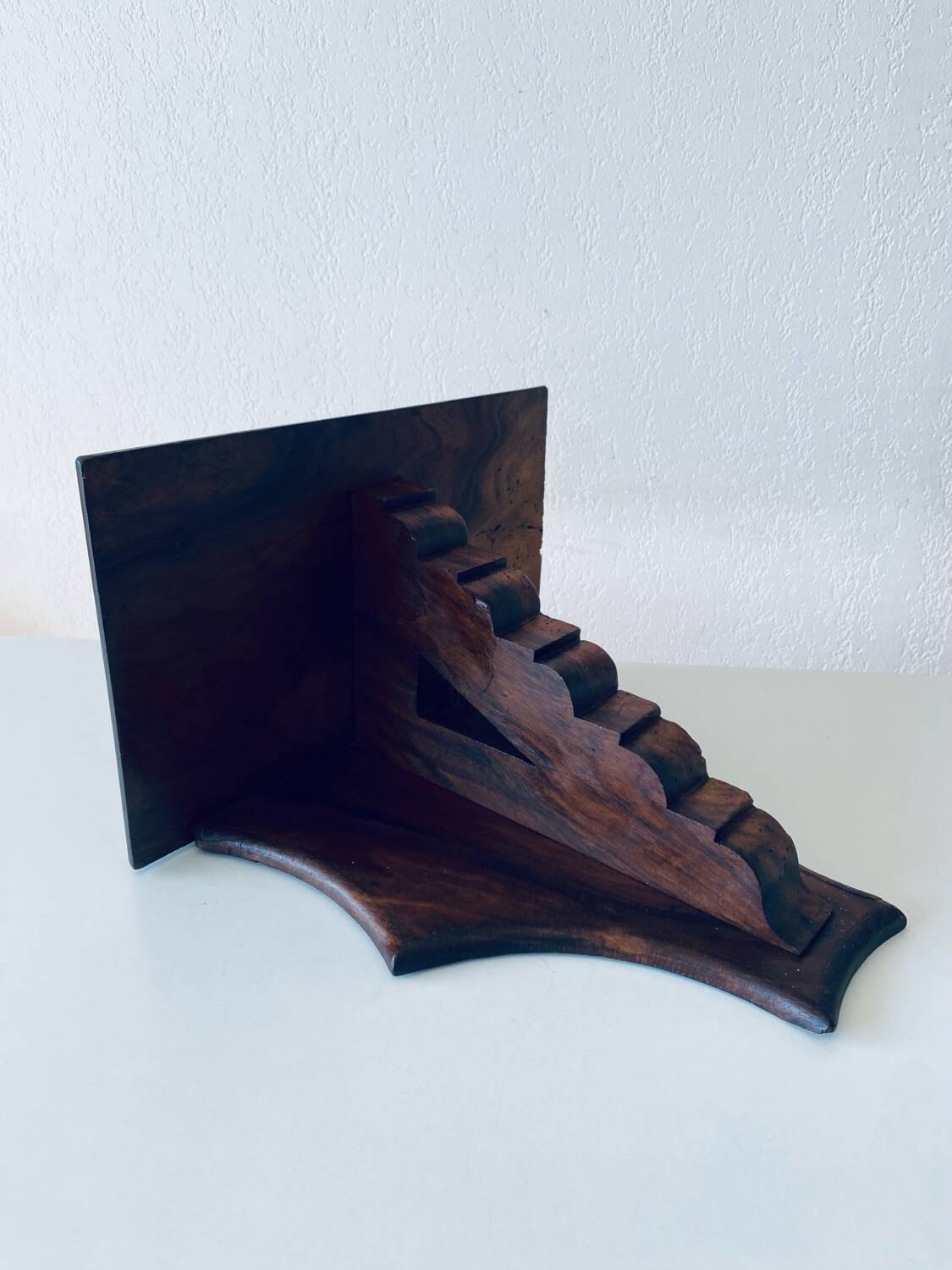 Antique wooden wall shelf