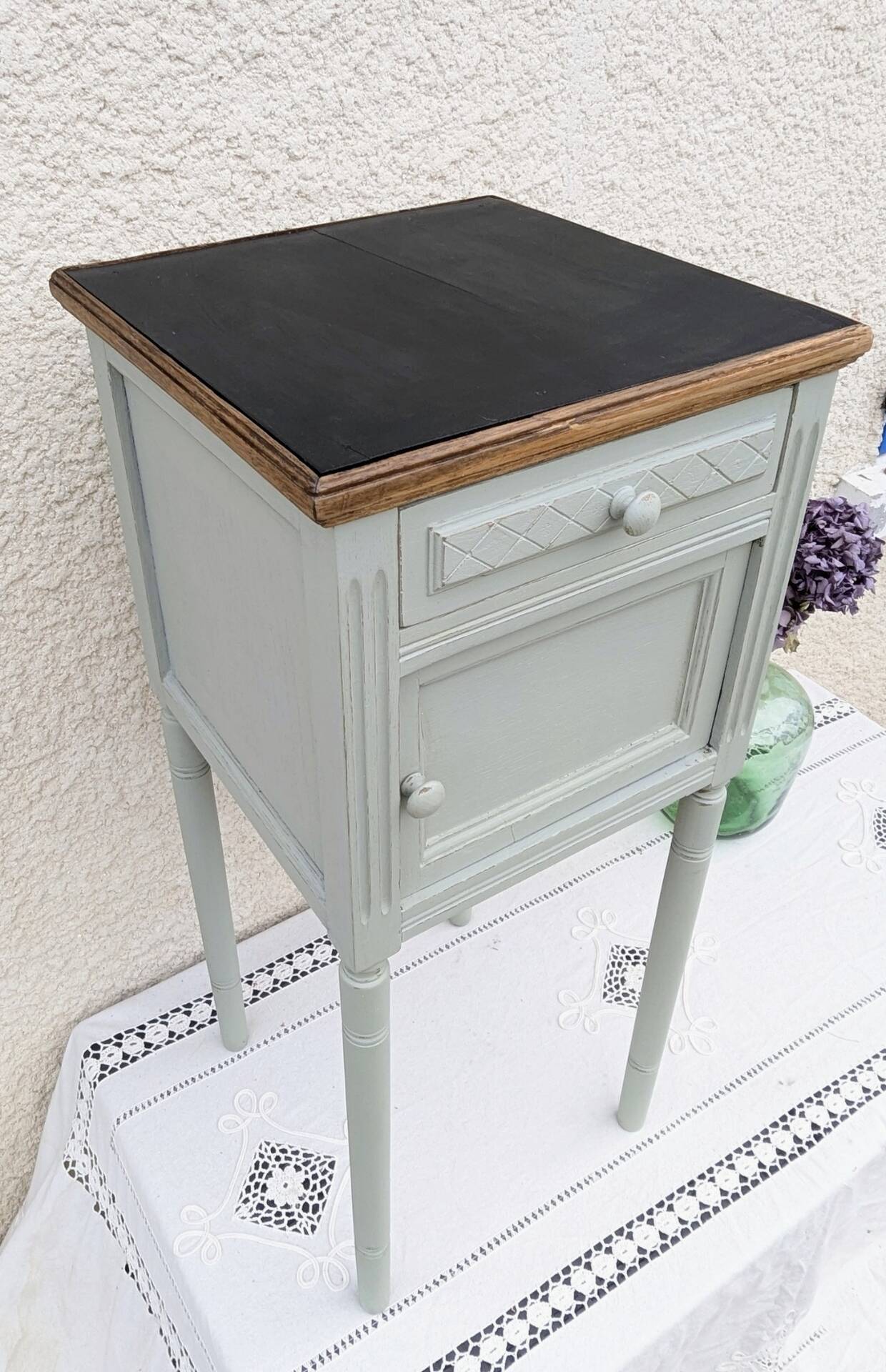 Shabby chic bedside table