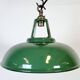 Industrial Green Enamel Factory Pendant Lamp, 1960s