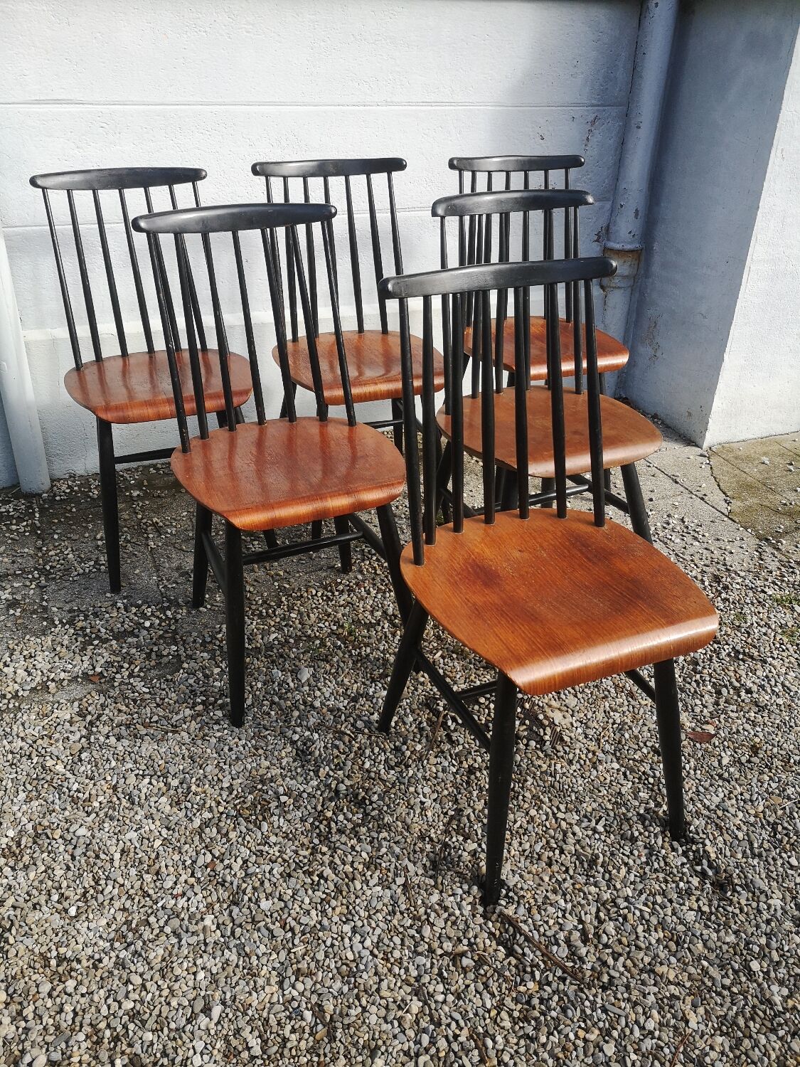 Series of 6 Fanett chairs, Ilmari Tapiovaara