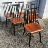 Series of 6 Fanett chairs, Ilmari Tapiovaara
