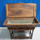 French Louis XV sideboard in carved walnut petrin dough box from provence