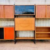 High modular sideboard G.FRYDMAN vintage 1950s-70s