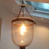 Glass globe hanging