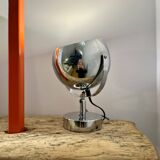 Chrome eyeball lamp