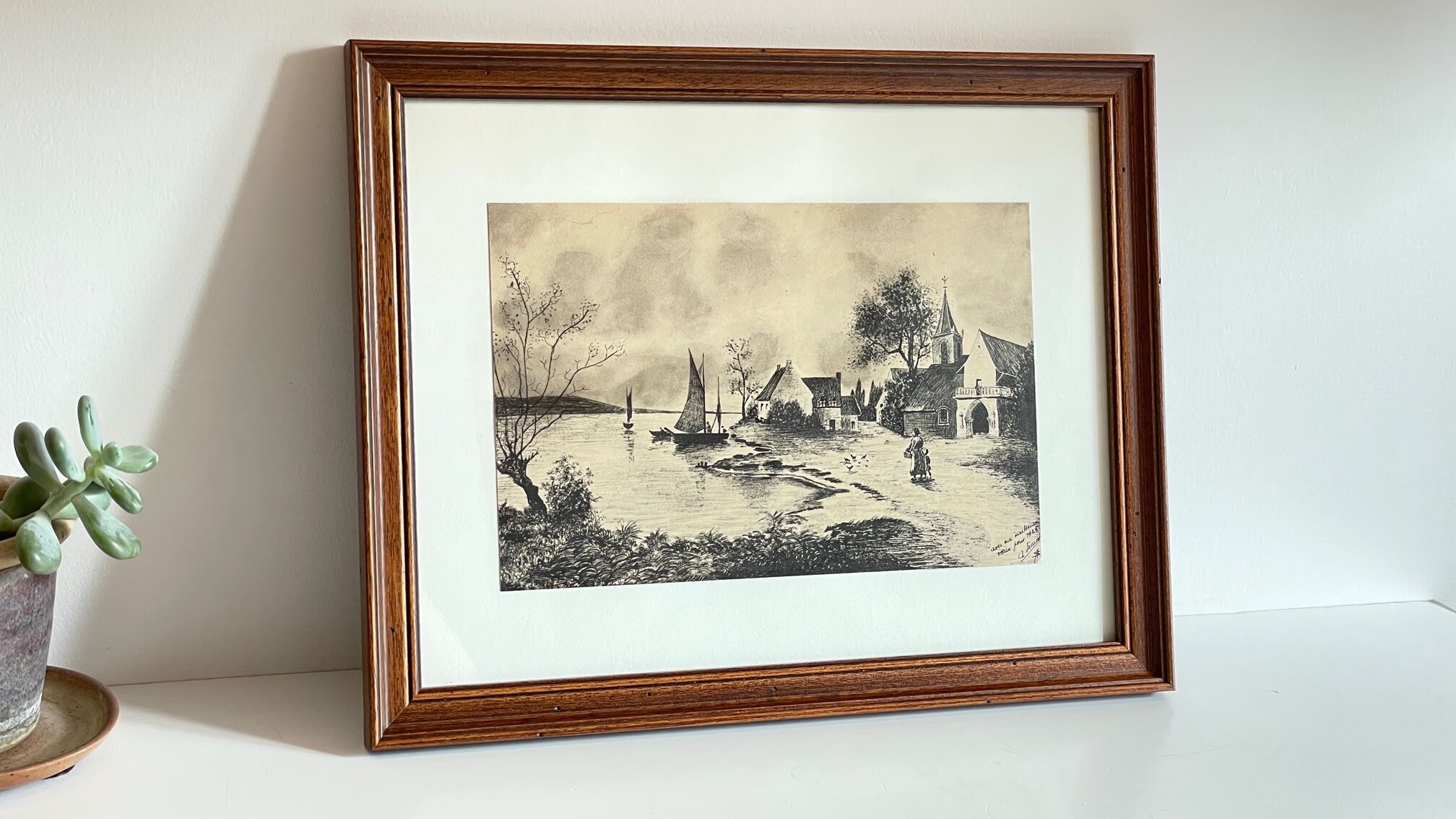 Painting india ink on paper 1928