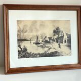 Painting india ink on paper 1928