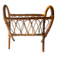 Rattan magazine rack