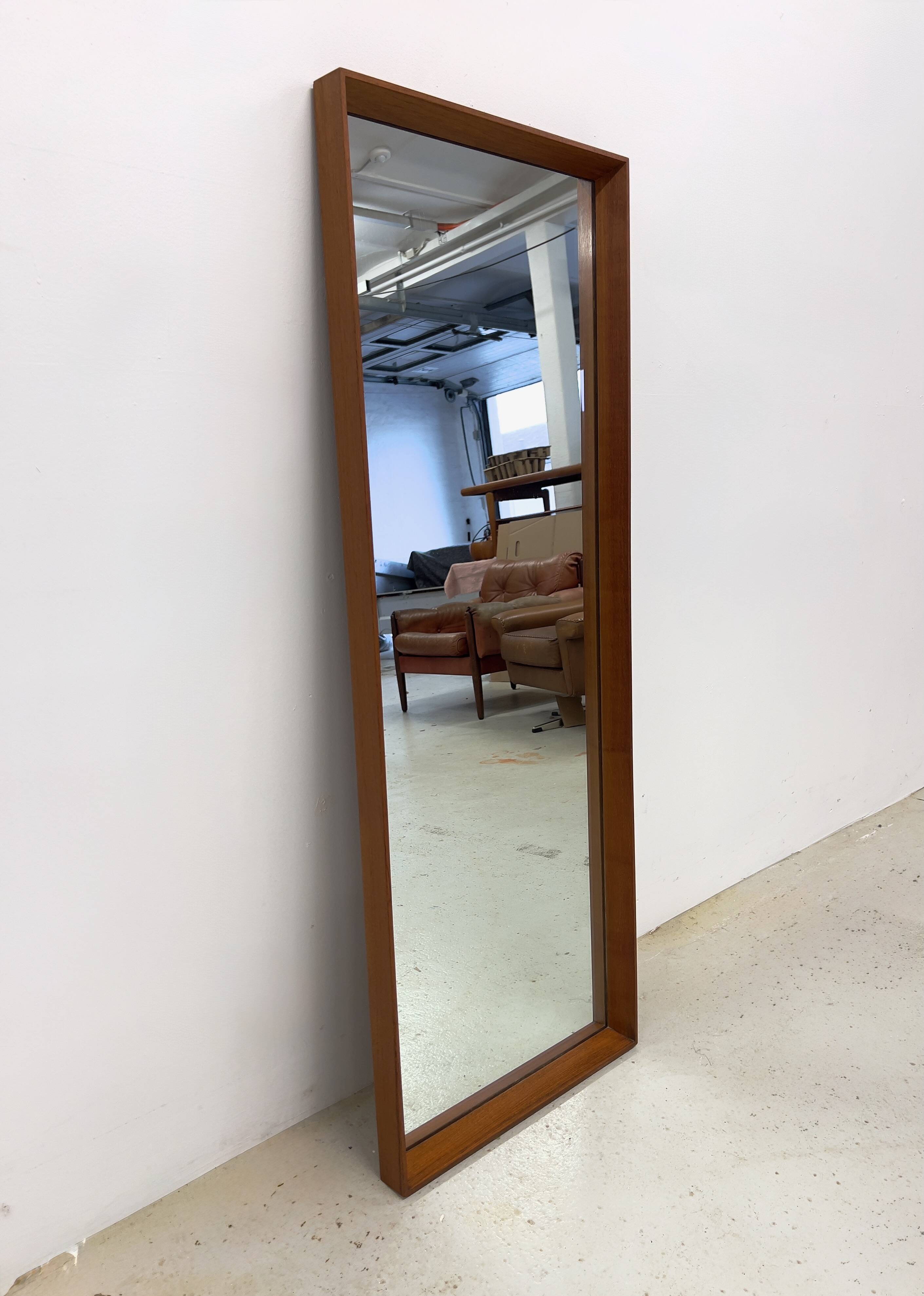 Long Teak Mirror, Aarhus Glasimport, nr. 341