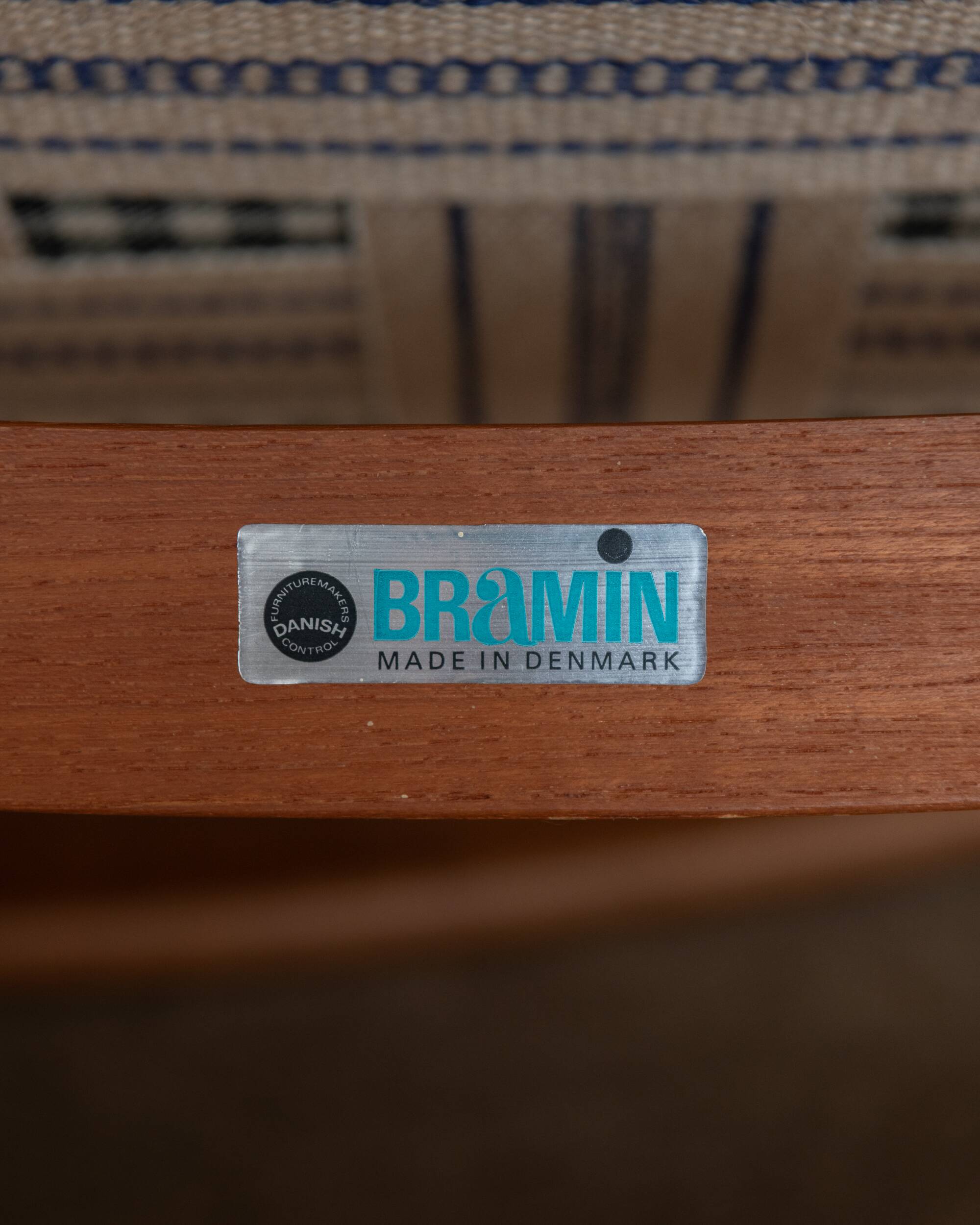 Vintage Danish Teak Rocking Chair Model 182 Frank Reenskaug Bramin, 1950s