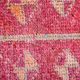 Raspberry Pink Tribal Vintage Runner Rug, Turkish Hallway Carpet,102x322 Cm